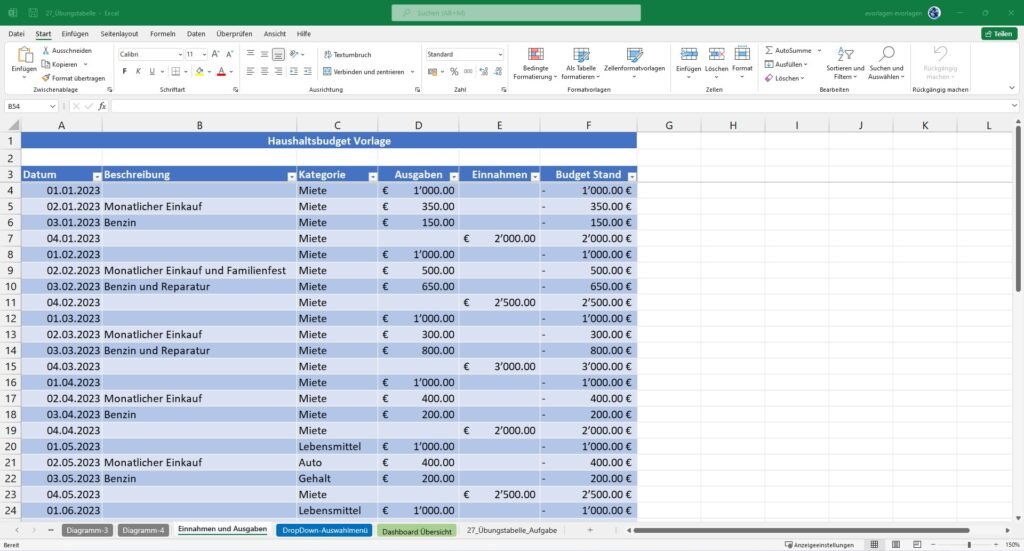 excel listen